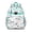Greenish-blue-1, variant on Palm Leaf Waterproof School Backpack - Ergonomic Spine-Protecting Book Bag for Students & Light Travelers