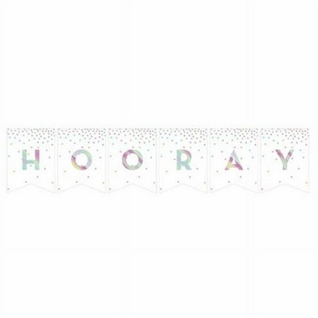 Creative Converting Iridescent Party Diy Banner