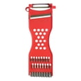 thumbnail image 5 of neszzmir Red Multifunctional Vegetable Chopper 6-in-1 Peeler & Slicer, Stainless Steel Mandoline Grater for Kitchen Food Prep, Potato, Carrot, Apple, Salad Tool, 5 of 9