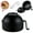 Black, variant on Microwave Lamian Noodles Pot Bowl Set with Lid, Strainer, Chopsticks, Spoon & Fork for Dorm or Office
