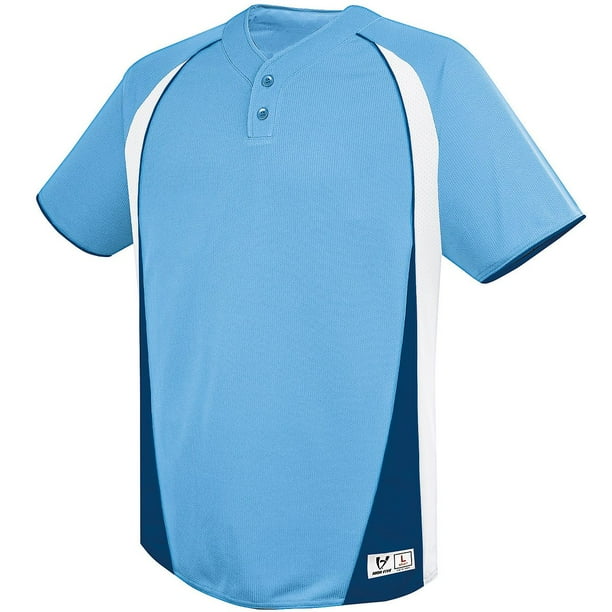 HighFive HighFive 312120 Ace Two Button Jersey Adult, Columbia Blue