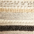 thumbnail image 3 of Luxe Handmade Textured Woven Wall Hanging Wool Blend Tassels Wall Art Shag Rug Style 5, 3 of 3