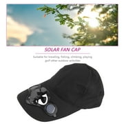 LIVEYOUNG Summer Sport Outdoor Hat Cap With Solar Sun Power Cool Fan For Cycling red173