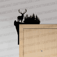 thumbnail image 4 of Craftnamesign Deer Forest Door Corner Hanger, Door Corner Decor for Living Room Bedroom, 4 of 5