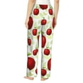 thumbnail image 3 of Haiem Fruit Apples Women's Pajama Pants Ultra Lightweight Pjs Bottoms Sleepwear Bottom Pants With Pocket Drawstring-Large, 3 of 9