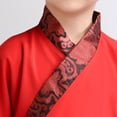 thumbnail image 4 of Boys Chinese Ancient Court Robe for Kids Stage Performance Apparel for Traditional Themed Dressup for Party and Home Use, 4 of 5