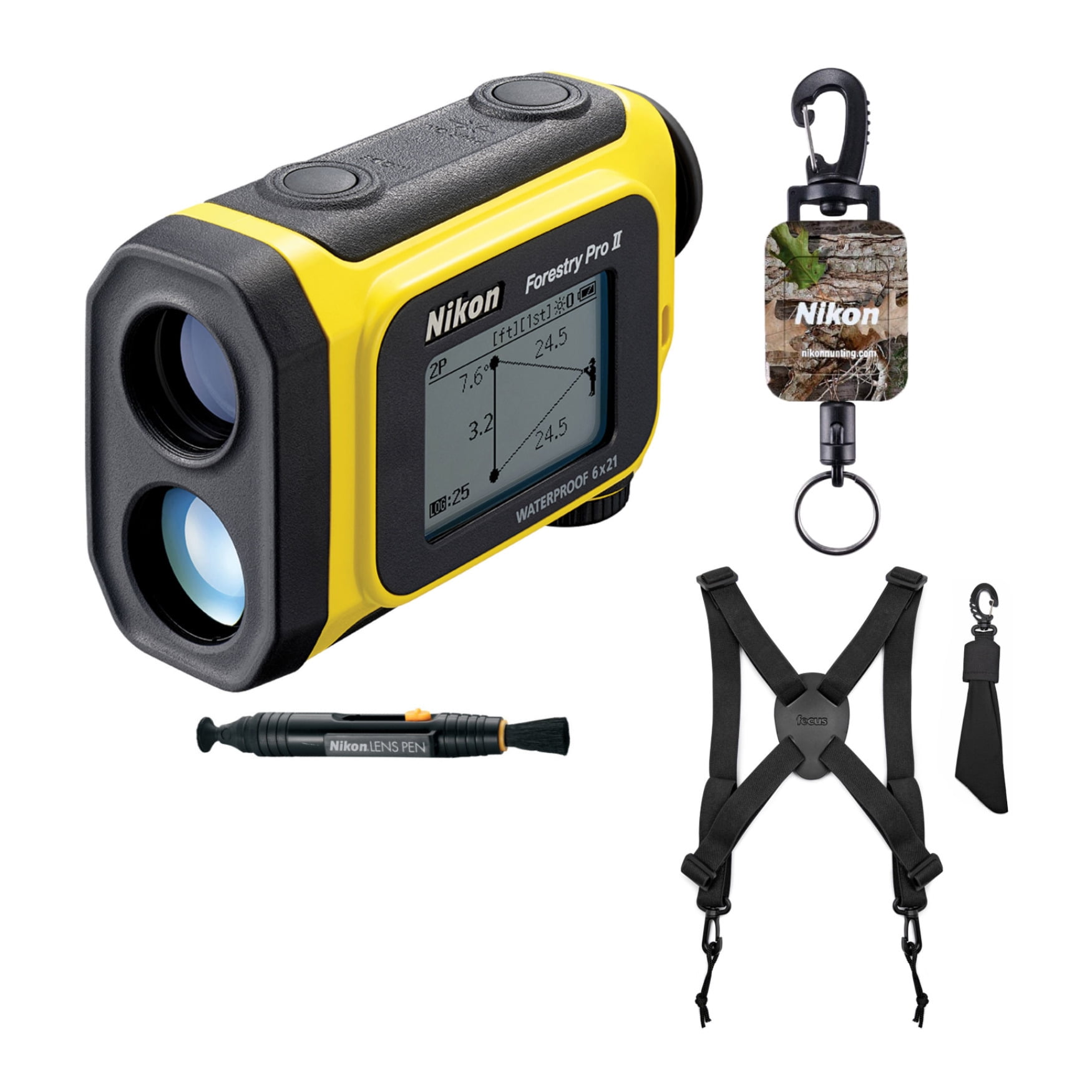 Nikon Forestry Pro II Laser Rangefinder/Hypsometer with Tether Bundle