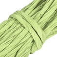 thumbnail image 3 of Uxcell Raffia Paper Craft Rope Packing Rope 10.9 Yards Handmade Twisted Paper Craft String/Cord/Rope for DIY Decoration Gift Packaging Light Green, 3 of 5
