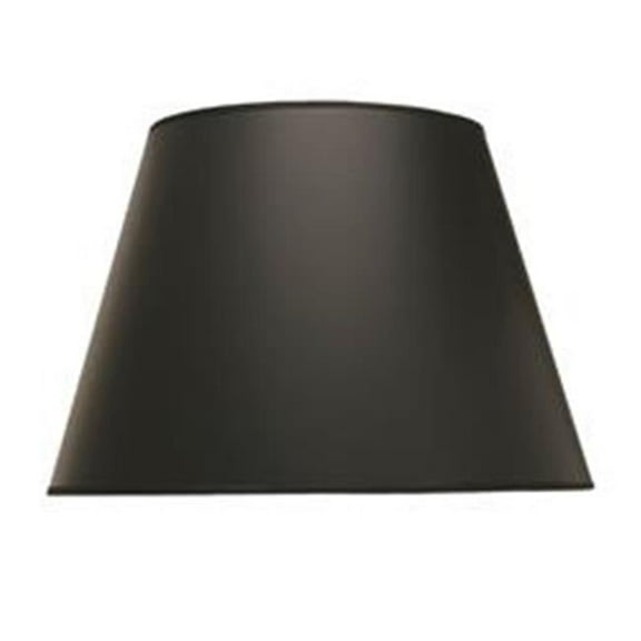10 x 16 x 11 in. Hardback Empire Lamp Shade, Black Opaque & Gold Foil
