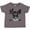 Charcoal Grey, variant on Flower Girl with Arrow and Flowers Girls Toddler T-Shirt
