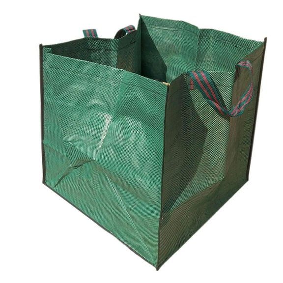 Garden Leaf Bag, Lawn Bags with Reinforced Handles, Waterproof Garden Trash Bags Yard Waste Bags for Planting, Grass Clipping 50cmx50cmx50cm 125L