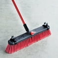 thumbnail image 5 of Libman Heavy Duty 18" Multi-Surface Push Broom Red Black  Steel Handle, 5 of 6