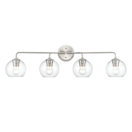 

Millennium Lighting 9754 4 Light 35 Wide Bathroom Vanity Light - Nickel