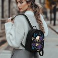 thumbnail image 3 of Eheartsgir Skull Purple Rose Butterfly Mini Backpack with Adjustable Strap Lightweight Small Backpack for Outdoor, Polyester Small Backpack for Women for Travel, 3 of 8