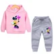 thumbnail image 3 of Conjunto de sudadera con capucha para niños, ropa para niños, ropa para bebés, suéteres casuales con capucha de Mickey, sudadera con capucha y pantalones, 2 piezas/conjunto, 2 a 14 años, 3 of 5