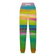 thumbnail image 5 of Busydd Womens Sweatpants Elastic Waist and Bottom Wide Leg Sweatpants Fashion Tie Dye Multicolor Gym Sports Hiking Pants Casual Baggy Orange Straight Leg Sweatpants Trousers, 5 of 5