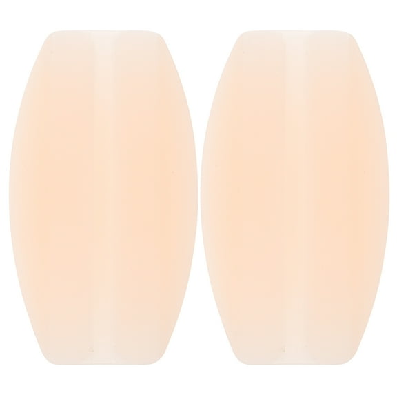 Hemoton 2pcs Durable Washable Anti-slip Silicone Bra Strap Cushions Shoulder Pads (Nude)