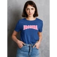 thumbnail image 2 of Florida Sports College Style T-Shirt Women -Image by Shutterstock, Female 3X-Large, 2 of 4