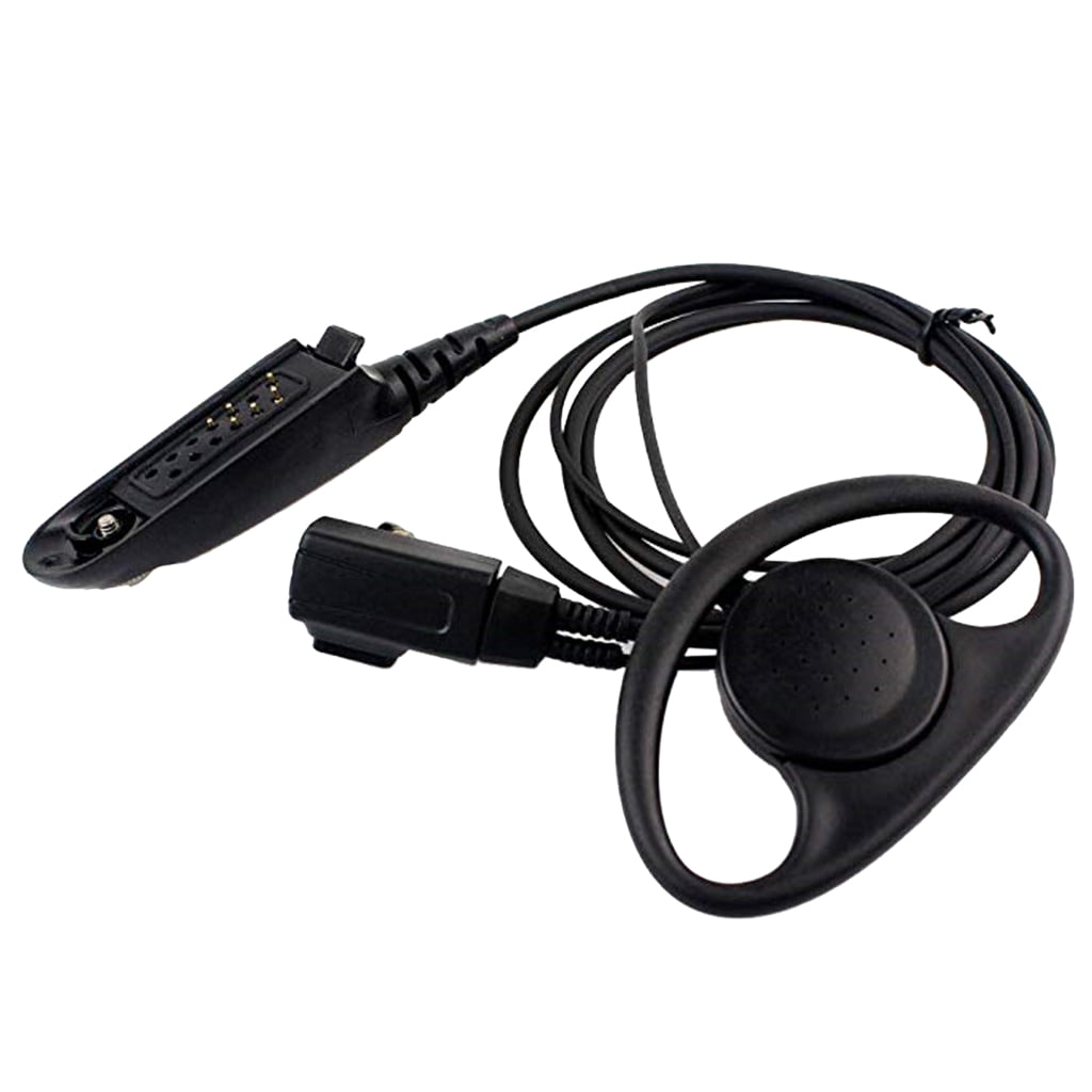 AOER D Shape Multi Pin Earpiece Headset for Two Way Radio Walkie Talkie Motorola GP328 HT750 MTX900 MTX960 PRO7350 