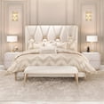 thumbnail image 2 of Michael Amini La Rachelle 2-Drawer Nightstand - Champagne Ivory, 2 of 8
