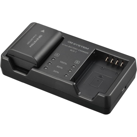Kit de Cargador de Batería OM SYSTEM SBCX-1 con Batería BLX-1