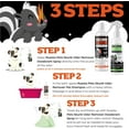 thumbnail image 6 of Nuesta Skunk Odor Remover for Dogs & Cats with Activated Charcoal, Dual-Action Shampoo & Spray, Skunk Shampoo & Spray Smell Eliminator, 10 fl oz, 6 of 10