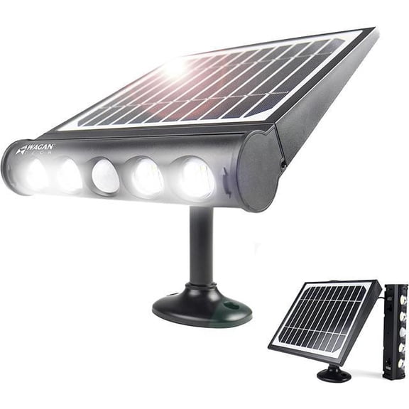Wagan In & Out Detachable Solar Wall Light