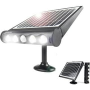 Wagan Tech Black Motion-Sensing LED Solar Wall Light