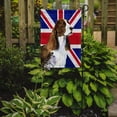 thumbnail image 2 of Springer Spaniel with English Union Jack British Flag Garden Flag, 2 of 5