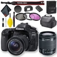 thumbnail image 1 of Canon EOS 80D DSLR Camera with 18-55mm Lens (International Model) Standard Bundle, 1 of 6