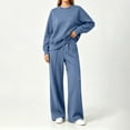 thumbnail image 6 of QQZ Wide Leg Pants 2 Piece Outfit For Women, Workout Sets For Women, Long Sleeve Top And Palazzo Pants Casual Tracksuit, 6 of 6