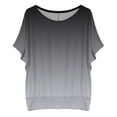 thumbnail image 3 of T-Shirt Surdimensionné pour Femmes avec Manches Chauve-Souris Manches Courtes, 3 of 4