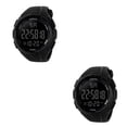 thumbnail image 4 of Jumpingount Man Watch Waterproof Stylish Sports Date Festival Electronic Home Gifts Indoor Wristwatch Display Outdoor Watches Birthday Negro 2piezas, 4 of 6