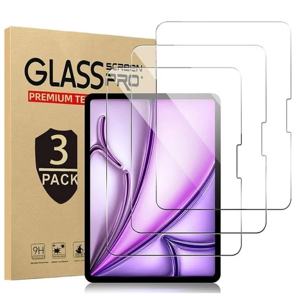 Étui Reconditionné CaseCore 3 Pcs Protecteur d'Écran en Verre Trempé 9H pour iPad Air 13 2024