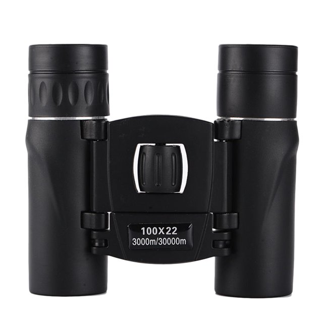 Binoculares con lente de Zoom HD, resistentes al agua, 100x22, telescopio de visión nocturna de alta definición para conciertos, viajes, senderismo y Camping