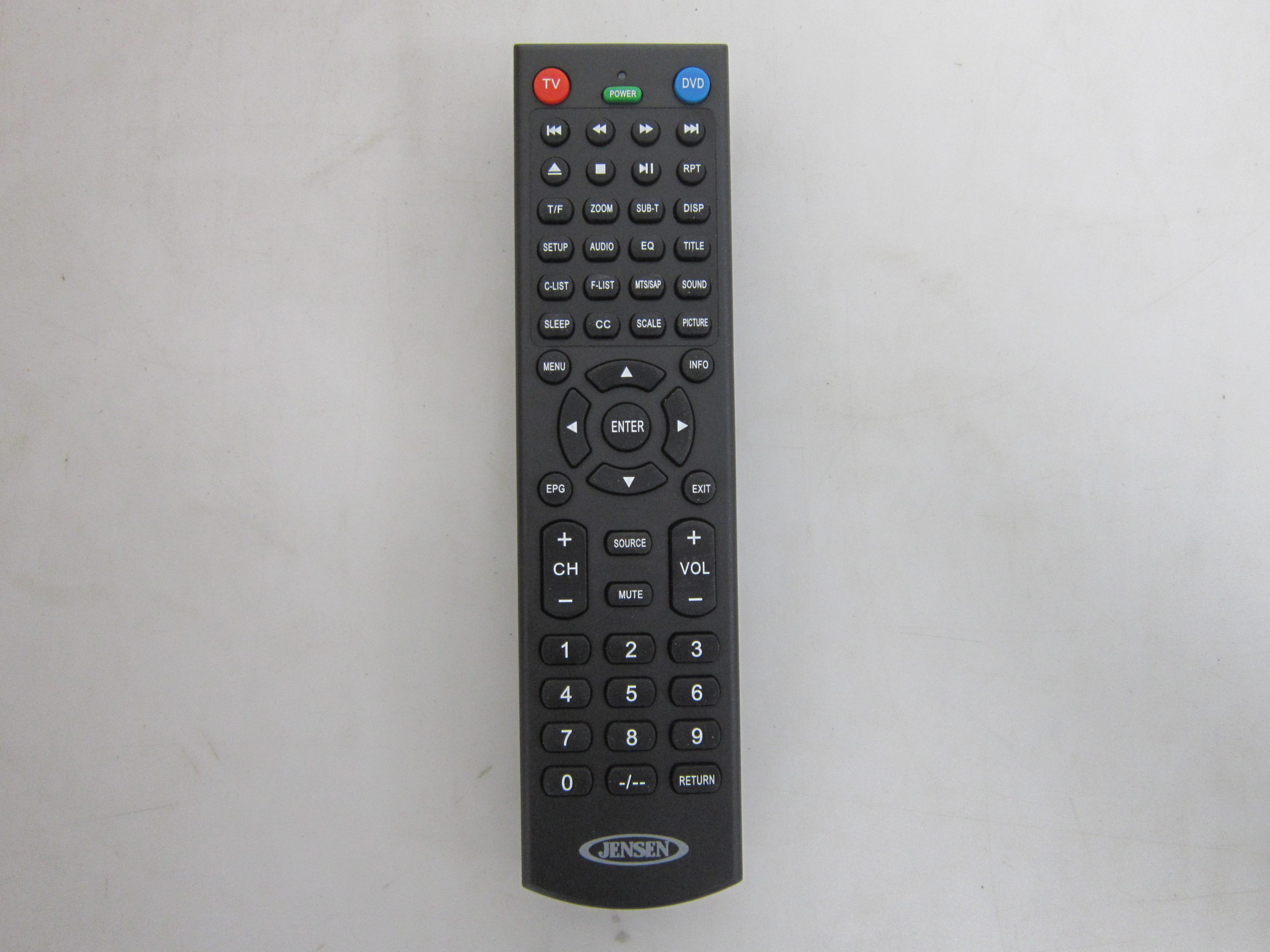 Genuine Jensen JE5015,JE3215 TV/DVD Combo Remote JENSENREM1NEW