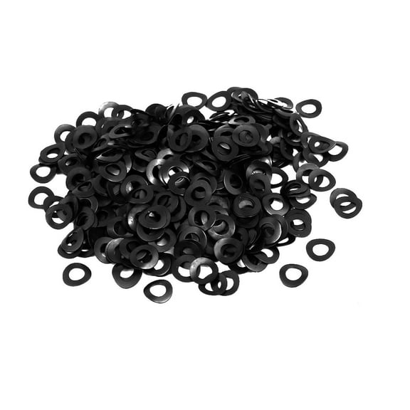 Unique Bargains 3mm Fitting Dia Carbon Steel Compressed Type Curved Spring Washer 500pcs