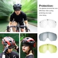 thumbnail image 4 of Gafas de bicicleta Eigraketly Gafas de repuesto a prueba de viento, 4 of 6