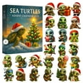 thumbnail image 2 of Christmas Turtle Advent Calendar – 24-Day Countdown Calendar With Miniature Toys And Sweet Surprises – Cute Holiday Decoration And Gift For Kids And Turtle Lovers, 2 of 4
