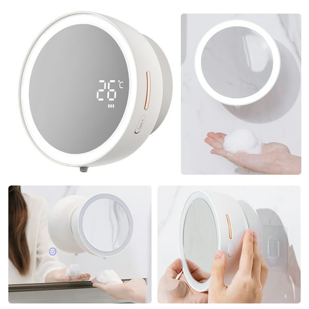 Dispensador Jabón Manos Sin Contacto 285 Ml 3 Niveles Ajustables para Baño