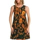 thumbnail image 1 of Balery Daisies Vestidos de verano para mujer con estampado: vestido holgado sin mangas, vestido playero informal y cómodo para días calurosos., 1 of 7