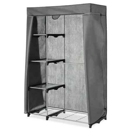 COVER ONLY for Whitmor Double Rod Closet Gray