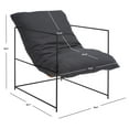 thumbnail image 6 of SAFAVIEH Portland Coastal Sling Chair, Gray, 6 of 7