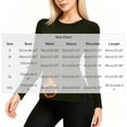 thumbnail image 7 of fatyb Women's Long Sleeve Thermal Shirts Fleece Lined Base Layer Tops Fall Winter Thick Warm Undershirts, 7 of 7