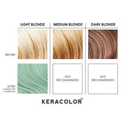 Keracolor Semi Permanent Hair Dye 3 in 1 Clenditioner, Mint, 12 fl oz