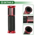thumbnail image 5 of Unique Bargains 7/8" 22mm 15/16" 24mm Motorcycle Hand Grips Cover Kit Aluminum Alloy Rubber Handlebar End Grips Red 1 Set, 5 of 7