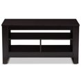 thumbnail image 3 of Baxton Studio Nerissa Coffee Table with Three Open Storage Compartments, Wenge Brown, 3 of 7