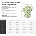 thumbnail image 5 of Logiee Cartoon Fruit Print Men's Button Down Shirts Short Sleeve, Summer Beach Shirts,Vacation Wedding Shirts,Men's Casual Button-Down Shirts with Pocket-3X-Large, 5 of 5