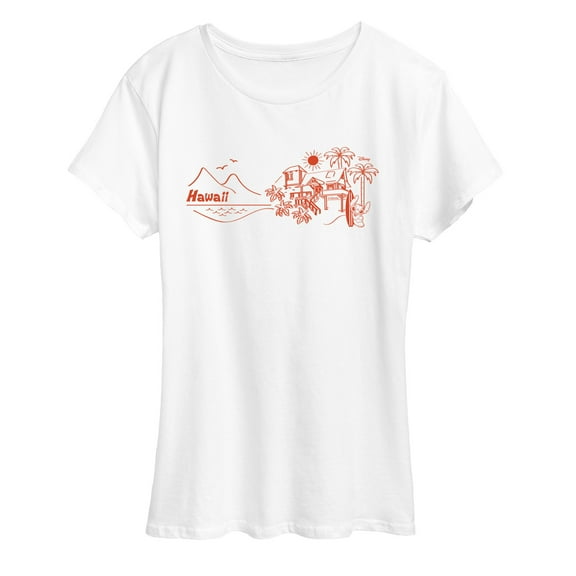Lilo & Stitch - Stitch Hawaii - Women's Short Sleeve Graphic T-Shirt