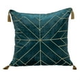 thumbnail image 6 of Parkland Collection Zella Transitional Charcoal Throw Pillow, 6 of 6